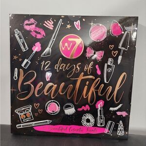 W7 New 12 Days of Beautiful Gift Set 12 Individually Boxed Makeup